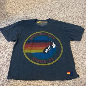 Aviator Nation Navy Graphic Tee